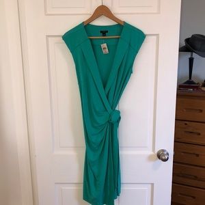 Beautiful Turquoise Ann Taylor True Wrap Dress NWT